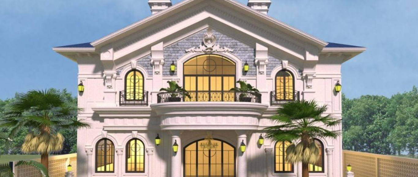 Biệt Thự Mái Nhật Tân Cổ Điển