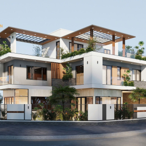 Công Trình Villa 2 Mặt Tiền Sang Trọng | Nhà Thầu Thịnh Đại Tín